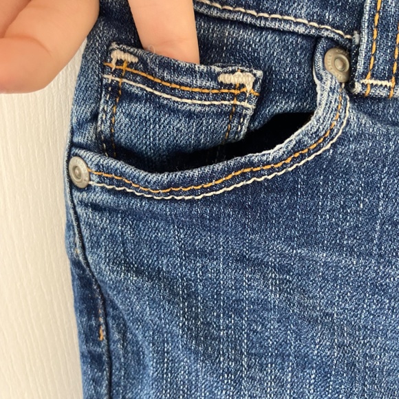Sonoma bootcut jeans pockets elastic waist buttons in Girls Size 4 (Little Kids) - Picture 6 of 16